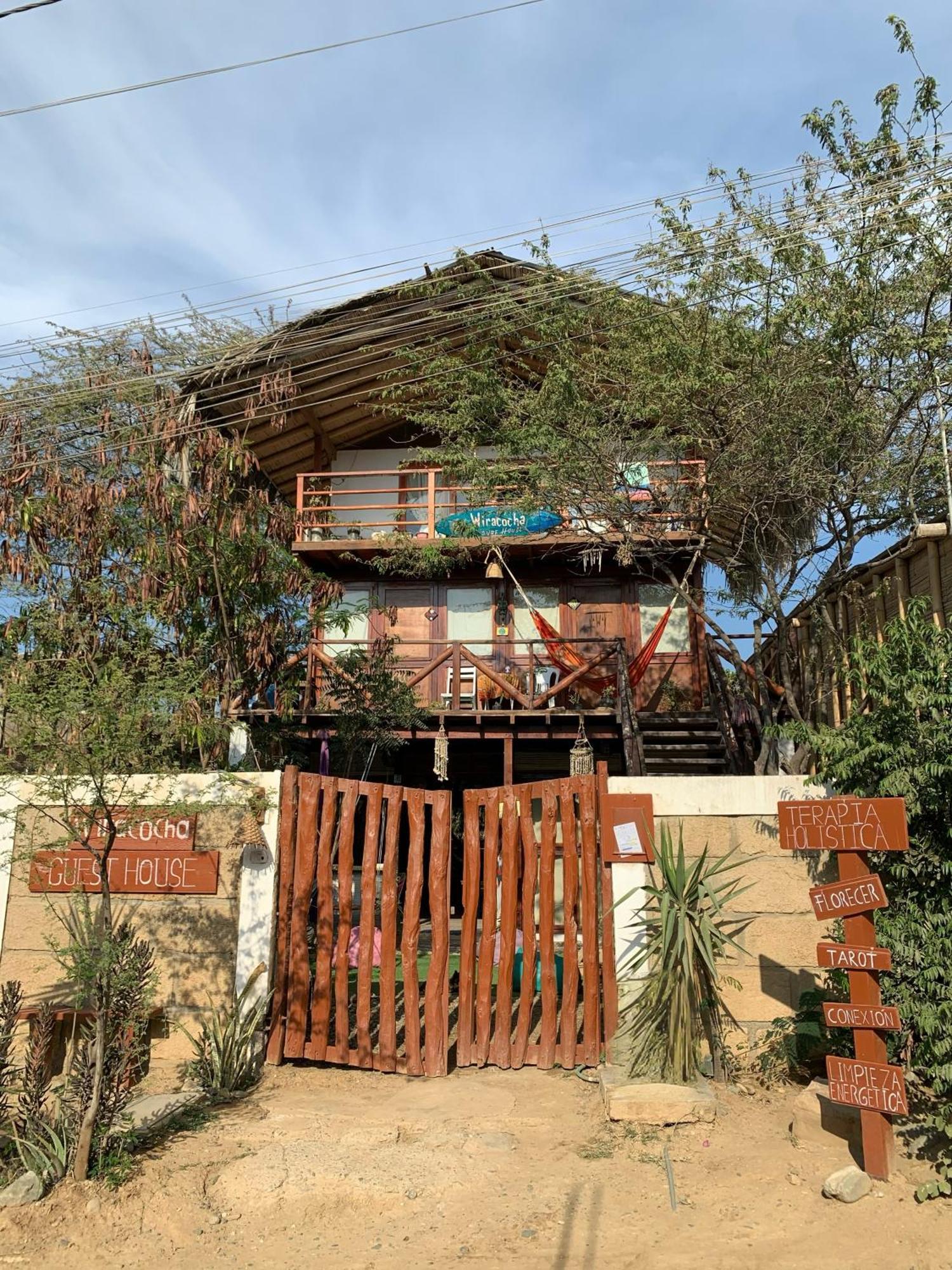 Wiracocha Hostal Máncora Buitenkant foto